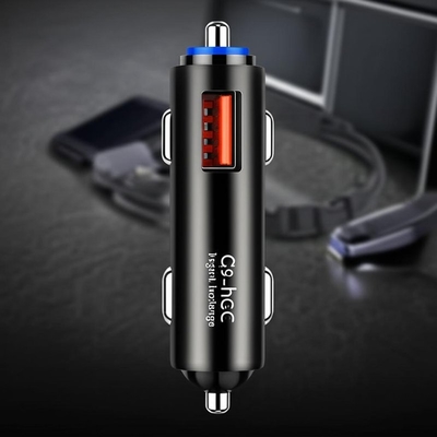 comprare Caricabatterie da auto USB doppio ingresso 12V-24V con uscita 2.4A 3.0A online manufacture