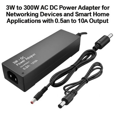 comprare 3W to 300W AC DC Power Adapter for Networking Devices and Smart Home Applications with 0.5A to 10A Output online manufacture