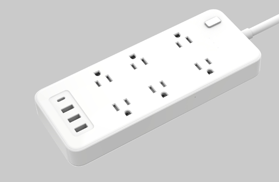 Striscia di alimentazione intelligente da 32W con porte USB multiple Il tuo strumento essenziale per l'ufficio domestico