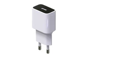 Un buon prezzo. Caricatore universale del telefono di colore 5v di CA Dell'adattatore USB bianco di corrente continua fissato al muro in linea