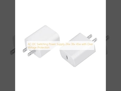 Fornitore di alimentazione di commutazione AC-DC 24w 36v 45w con protezione da sovravolta